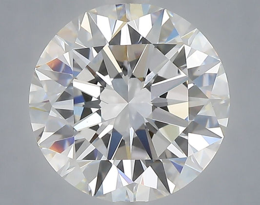 Lab-Grown Round Diamond - 3.03 Carats, E Color, VVS2 Clarity - Certified by IGI - Report Number: LG713599298
