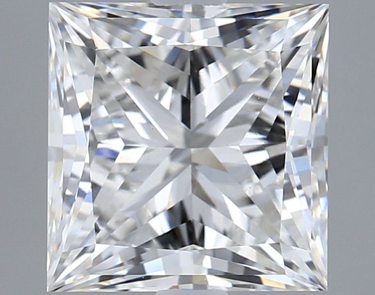 Lab-Grown Princess Diamond - 3.05 Carats, F Color, VVS2 Clarity - Certified by IGI - Report Number: LG613381868