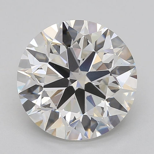 Lab-Grown Round Diamond - 7.08 Carats, F Color, VS1 Clarity - Certified by IGI - Report Number: LG689507715