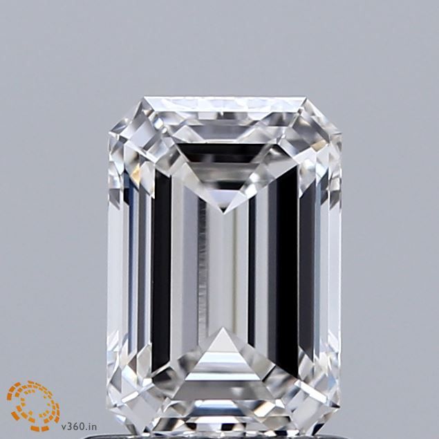 Lab-Grown Emerald Diamond - 0.97 Carats, F Color, VVS2 Clarity - Certified by IGI - Report Number: LG674546973