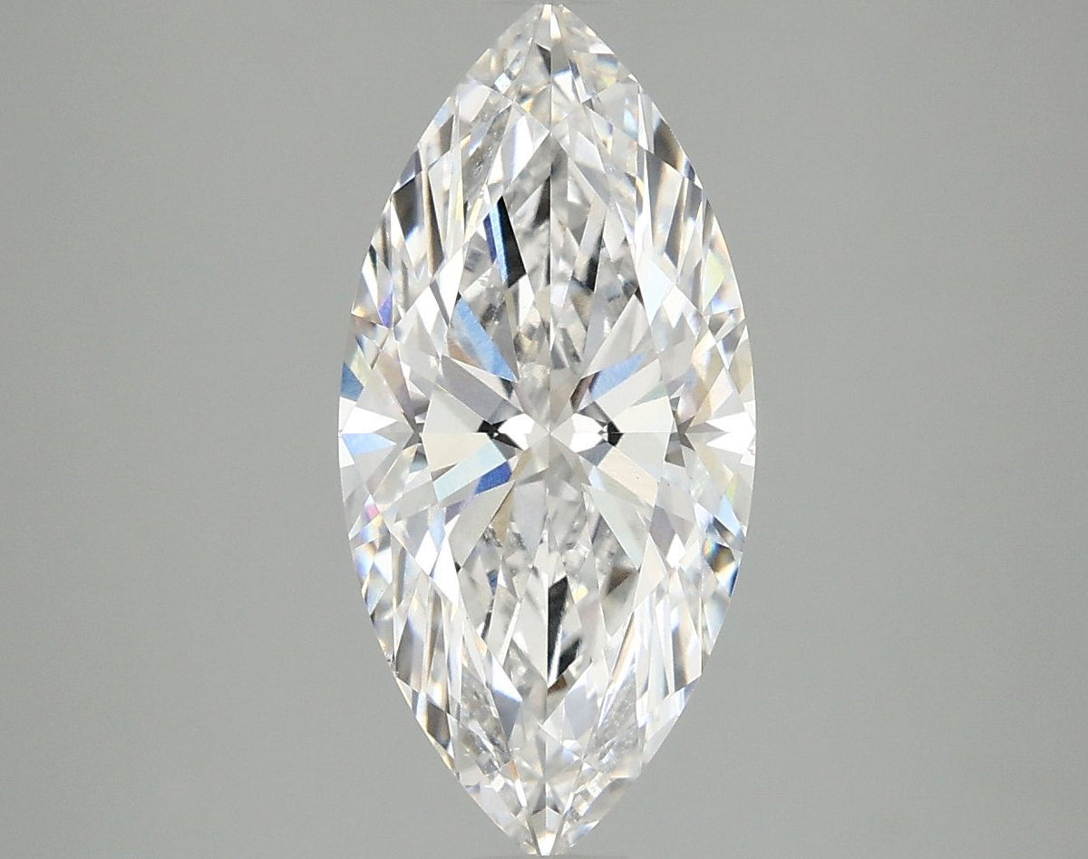 Lab-Grown Marquise Diamond - 2.5 Carats, E Color, VS2 Clarity - Certified by IGI - Report Number: LG670424278