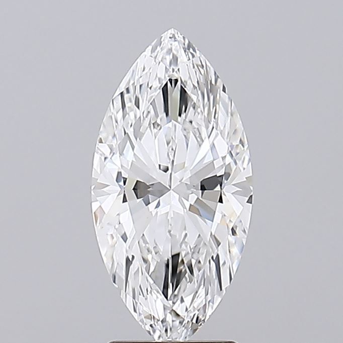 Lab-Grown Marquise Diamond - 2.55 Carats, E Color, VVS2 Clarity - Certified by GIA - Report Number: 6522239495
