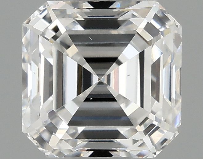 Lab-Grown Asscher Diamond - 1.0 Carats, E Color, VS2 Clarity - Certified by IGI - Report Number: LG696512808