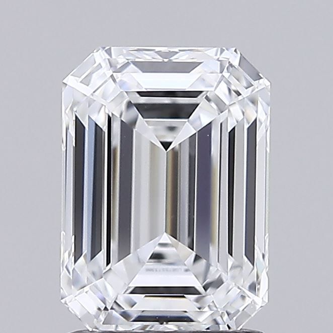 Lab-Grown Emerald Diamond - 1.54 Carats, D Color, VVS2 Clarity - Certified by IGI - Report Number: LG675573386