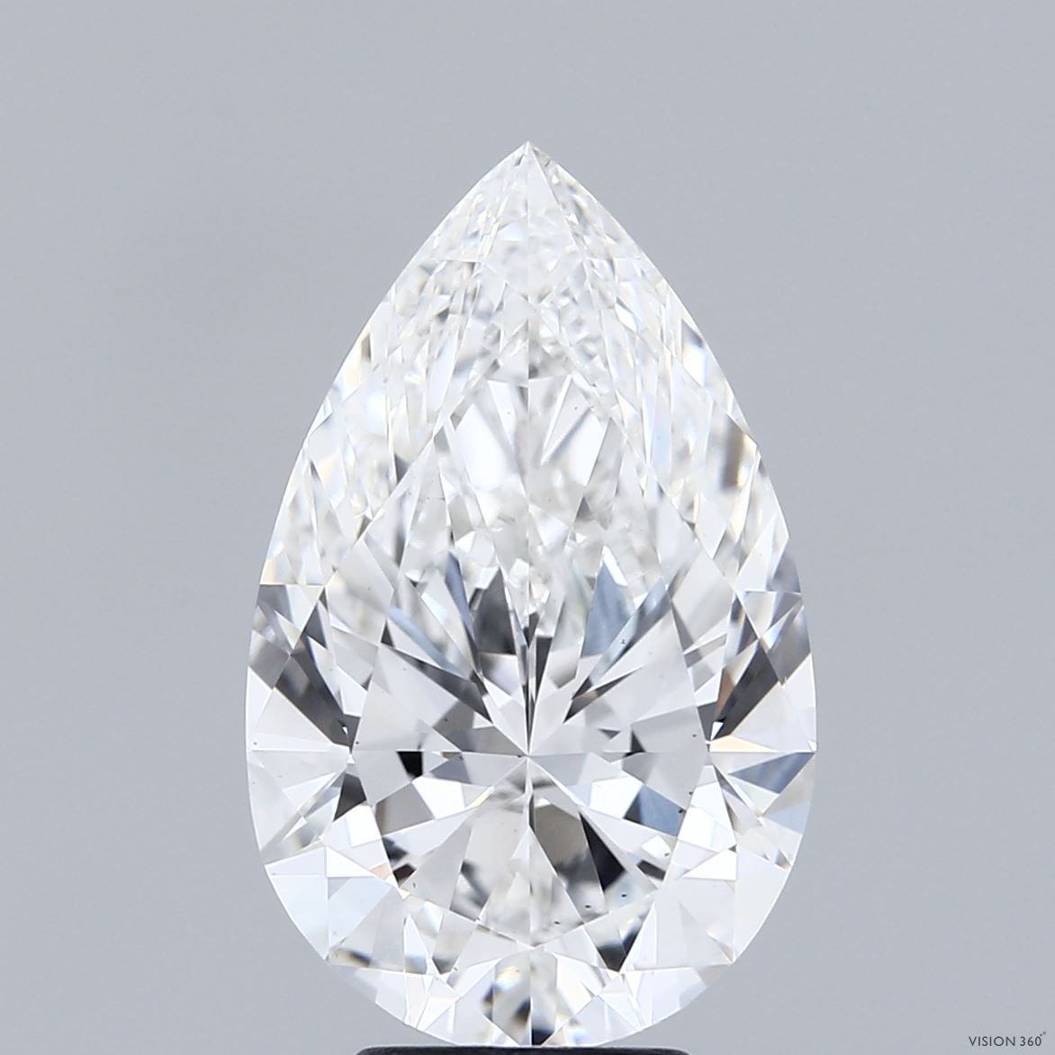 Lab-Grown Pear Diamond - 5.03 Carats, F Color, VS2 Clarity - Certified by IGI - Report Number: LG684508009