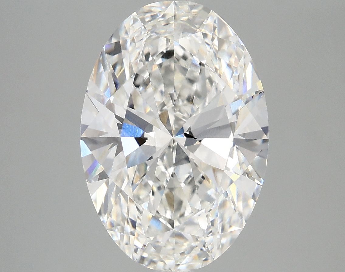 Lab-Grown Oval Diamond - 4.08 Carats, F Color, VVS2 Clarity - Certified by IGI - Report Number: LG689591218