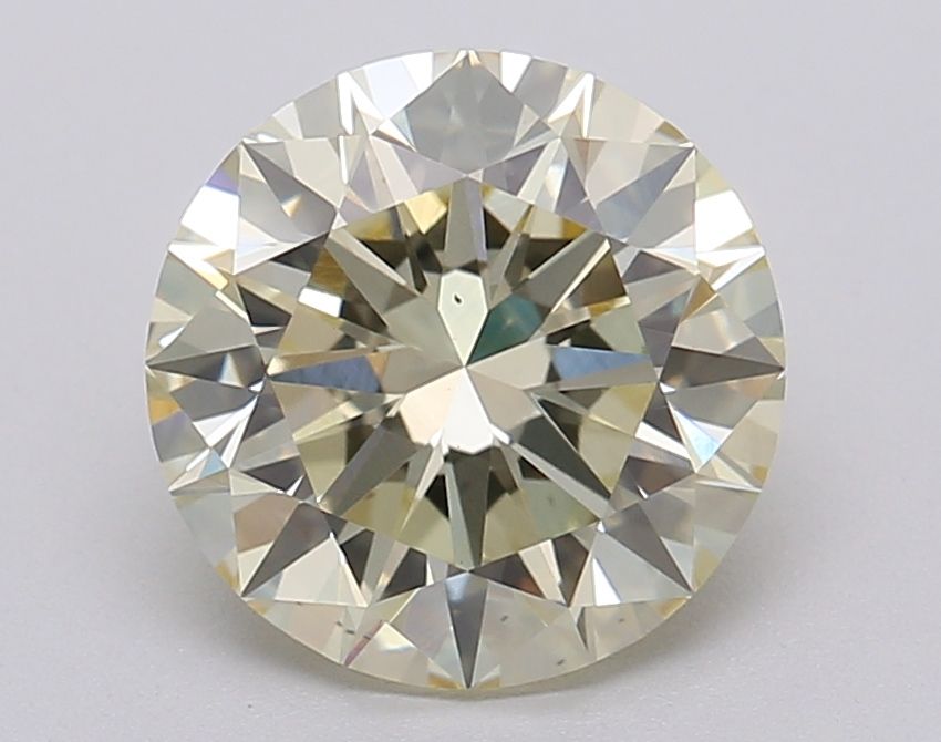 Lab-Grown Round Diamond - 2.02 Carats, W-X Color, VS2 Clarity - Certified by IGI - Report Number: LG613355738