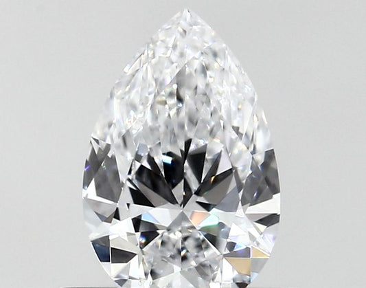 Lab-Grown Pear Diamond - 0.39 Carats, D Color, SI1 Clarity - Certified by IGI - Report Number: LG533279628