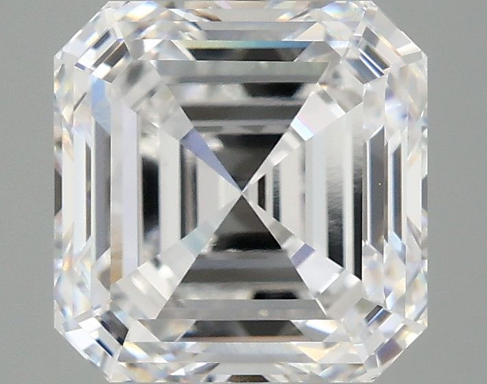 Lab-Grown Asscher Diamond - 3.08 Carats, D Color, VVS2 Clarity - Certified by IGI - Report Number: LG677503387