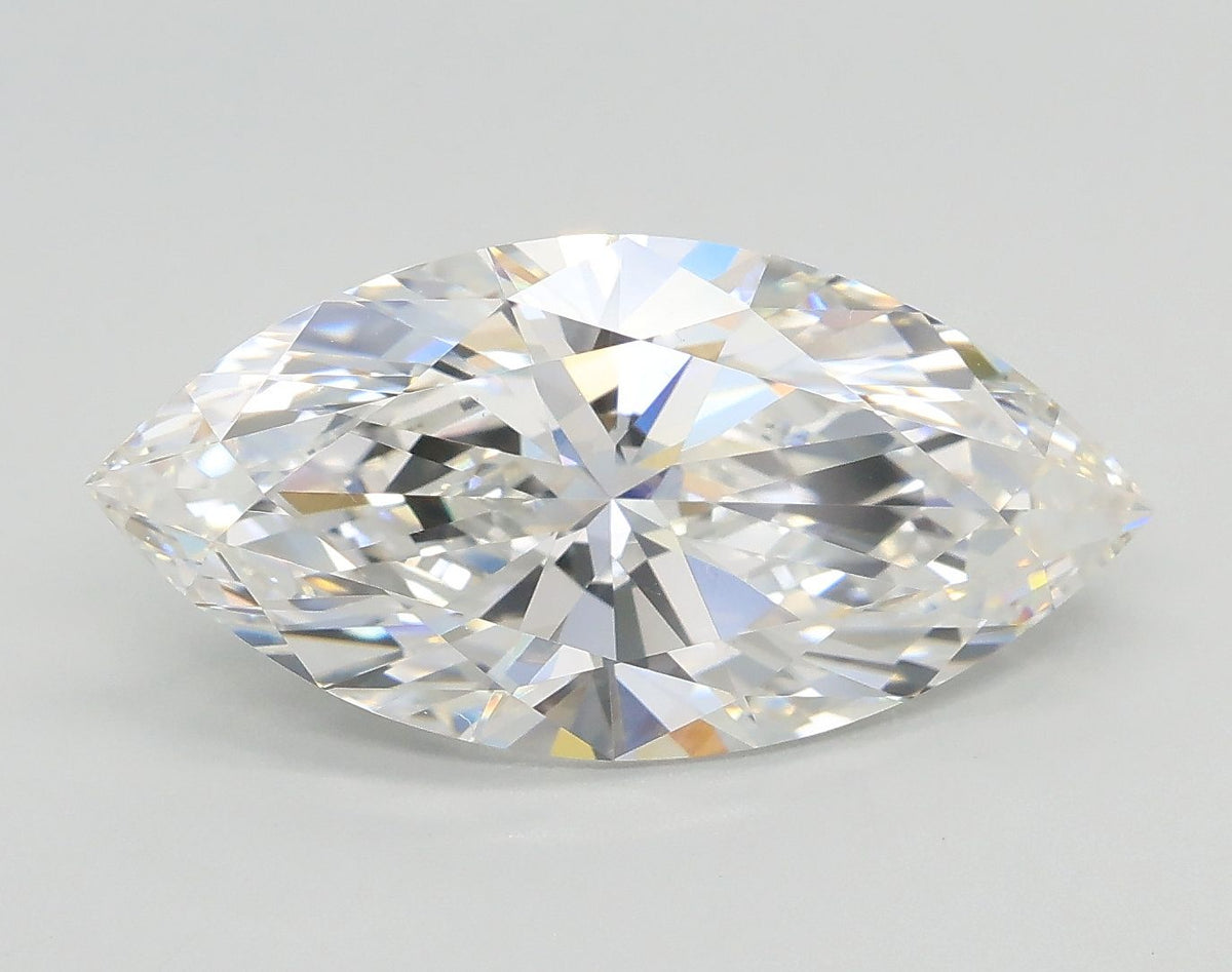 Lab-Grown Marquise Diamond - 3.51 Carats, F Color, VS1 Clarity - Certified by IGI - Report Number: LG671446536