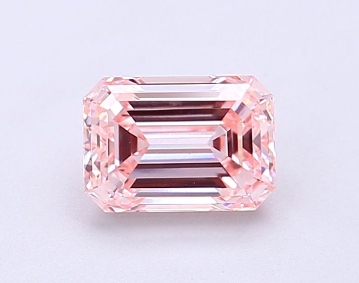 Lab-Grown Emerald Diamond - 1.05 Carats, Fancy Intense Pink Color, VVS2 Clarity - Certified by IGI - Report Number: LG688506987