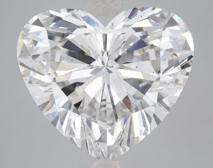 Lab-Grown Heart Diamond - 7.66 Carats, E Color, VS2 Clarity - Certified by IGI - Report Number: LG633447408