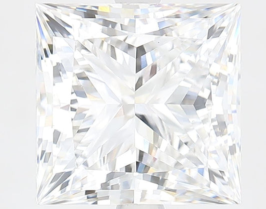 Lab-Grown Princess Diamond - 4.5 Carats, F Color, VS1 Clarity - Certified by IGI - Report Number: LG621493867