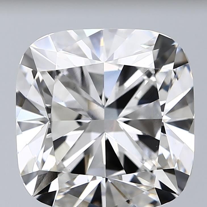 Lab-Grown Cushion Diamond - 7.04 Carats, F Color, VS1 Clarity - Certified by IGI - Report Number: LG598353018