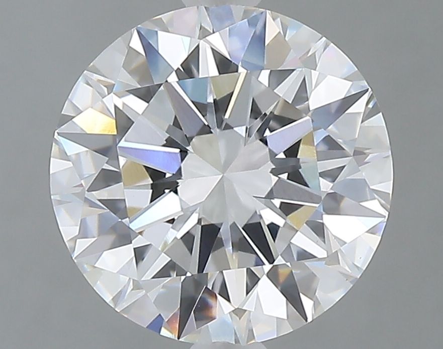 Lab-Grown Round Diamond - 3.03 Carats, E Color, VVS2 Clarity - Certified by IGI - Report Number: LG710574207