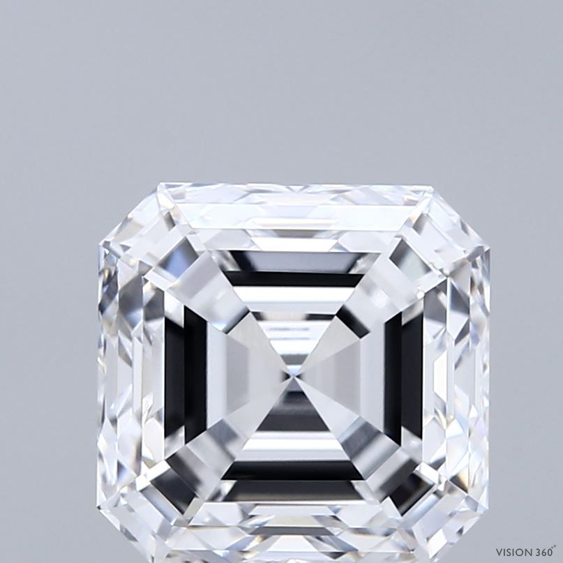 Lab-Grown Asscher Diamond - 4.02 Carats, D Color, VVS2 Clarity - Certified by IGI - Report Number: LG698544081