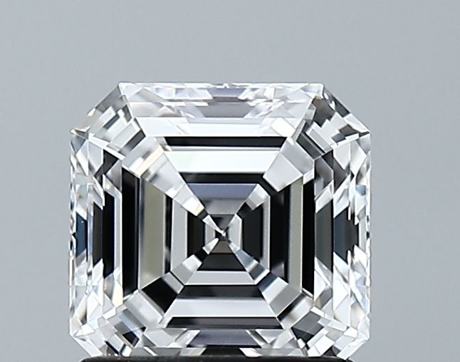 Lab-Grown Asscher Diamond - 1.37 Carats, D Color, VVS2 Clarity - Certified by GIA - Report Number: 7502781175