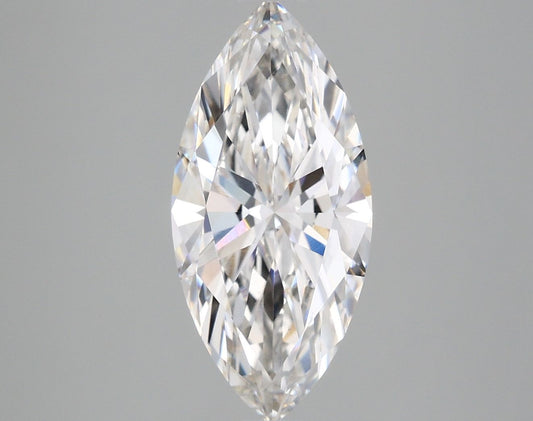 Lab-Grown Marquise Diamond - 2.97 Carats, F Color, VS1 Clarity - Certified by IGI - Report Number: LG663415493