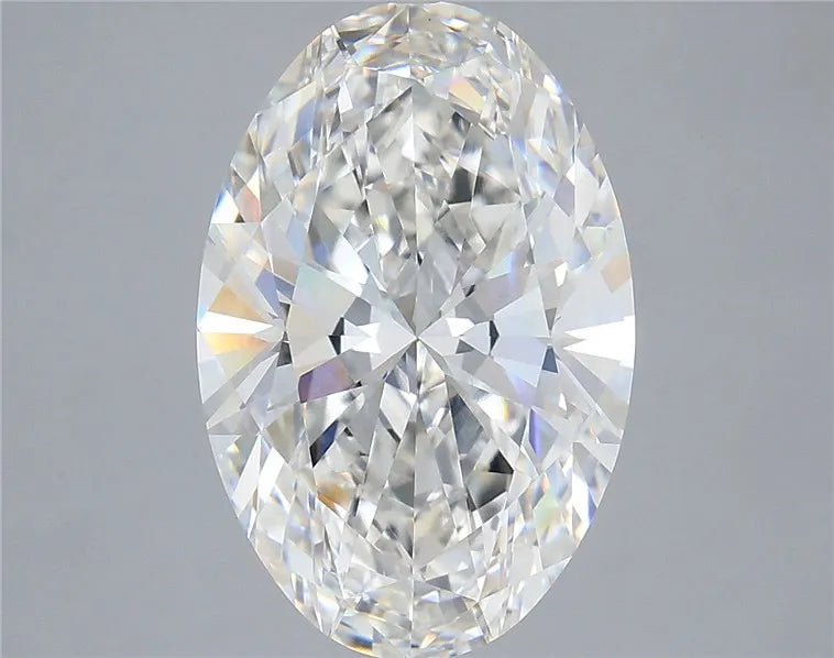 5.00ct Oval Lab Grown Diamond (Colour F, Clarity VVS2, IGI Certified)