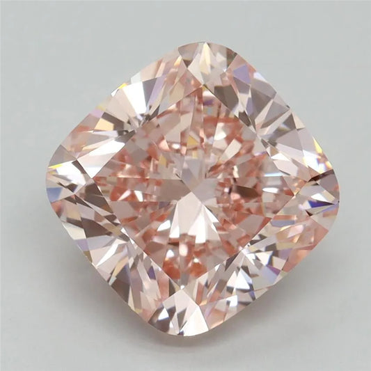 5.01ct Cushion brilliant Lab Grown Diamond (Colour Fancy Intense Pink, Clarity VVS2, IGI Certified)
