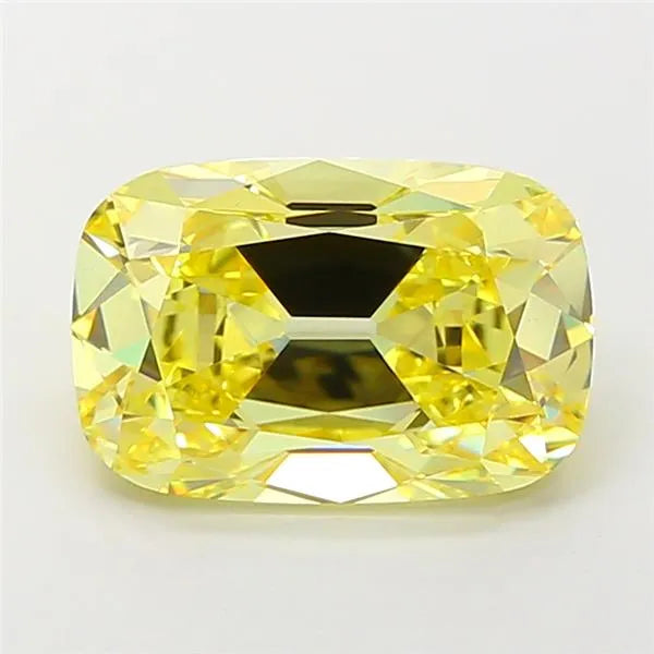 5.01ct Cushion brilliant Lab Grown Diamond (Colour Fancy Intense Yellow, Clarity VS1, IGI Certified)