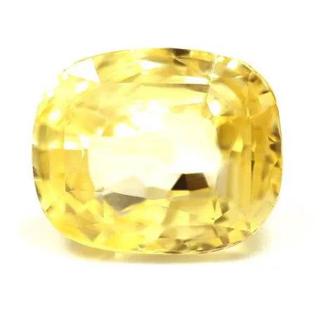5.02ct Cushion Natural Sapphire (Colour Yellow, Clarity Eye Clean, Cut Faceted)