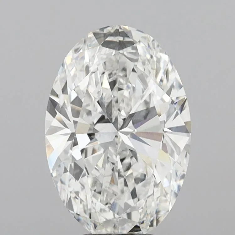 5.05ct Oval Lab Grown Diamond (Colour E, Clarity VVS2, IGI Certified)