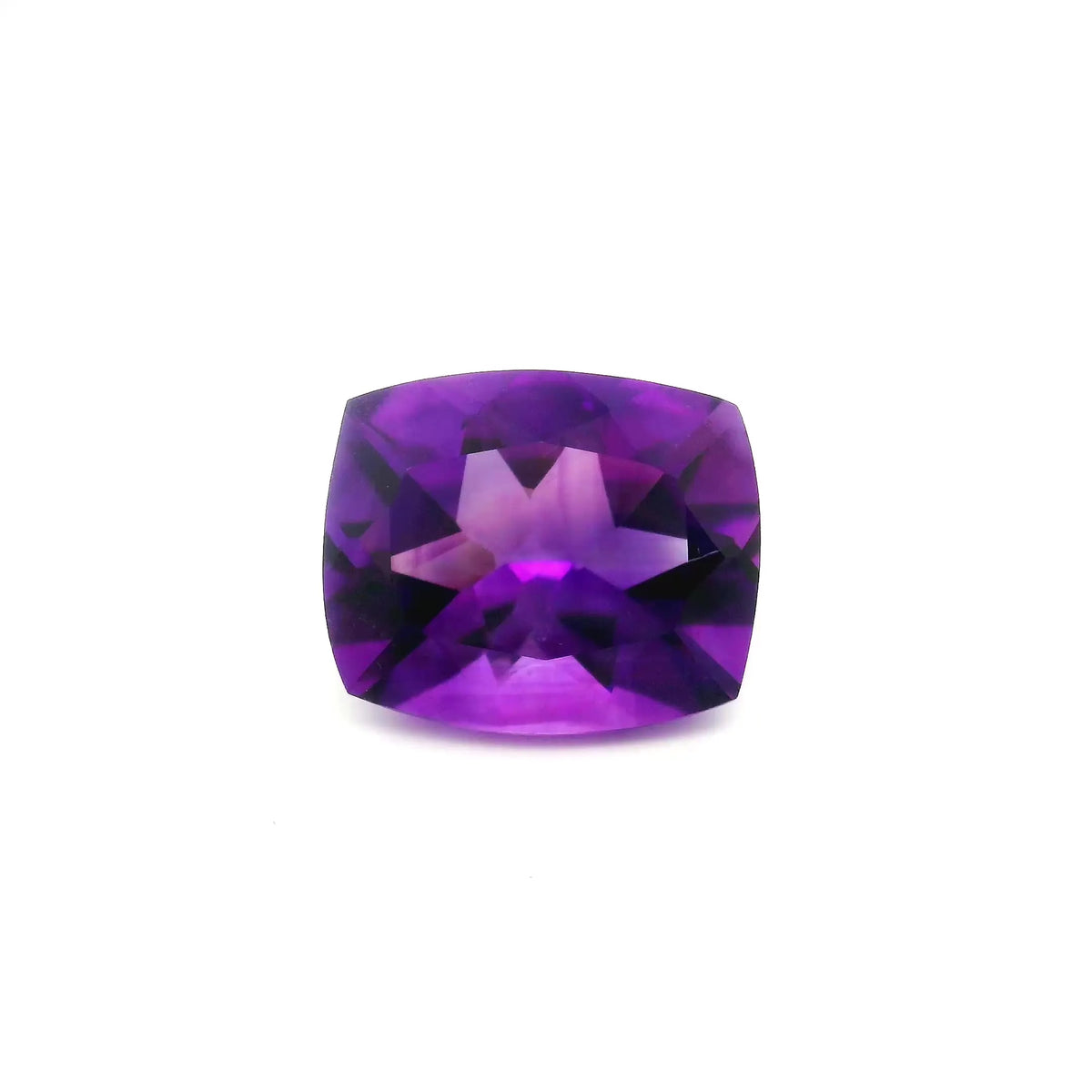 5.21ct Cushion Natural Amethyst (Colour Purple, Clarity Eye Clean, Cut Faceted)