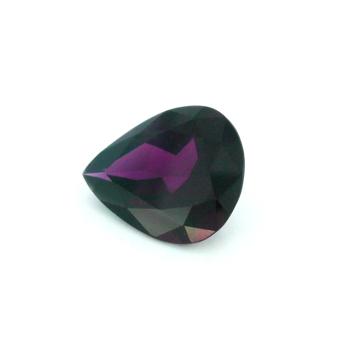 5.26ct Pear Natural Garnet (Colour Purple, Clarity Eye Clean, Cut Faceted)