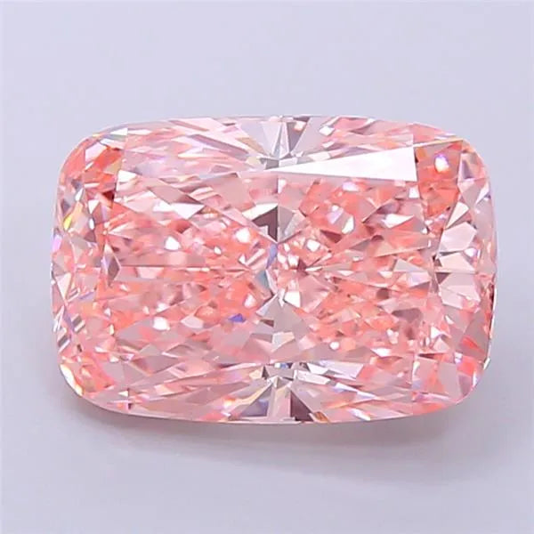 5.31ct Cushion brilliant Lab Grown Diamond (Colour Fancy Vivid Pink, Clarity VS1, IGI Certified)