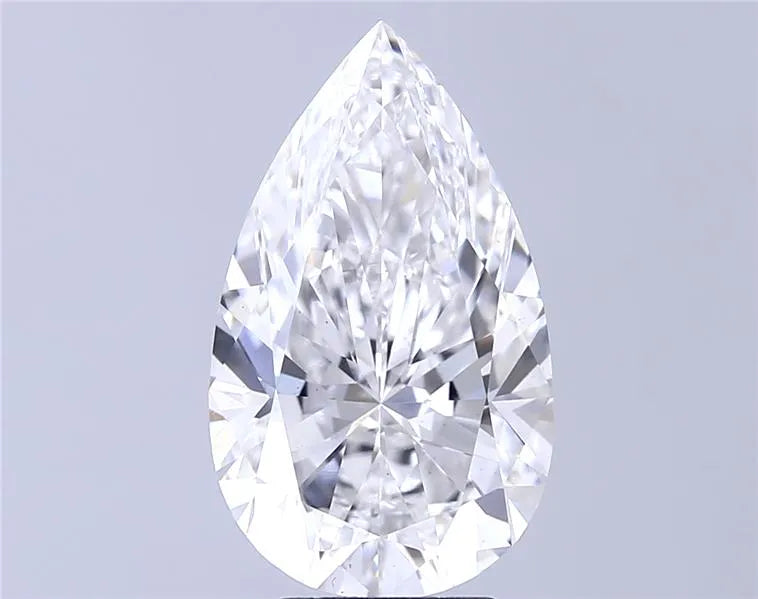 5.51ct Pear Lab Grown Diamond (Colour F, Clarity VS2, IGI Certified)