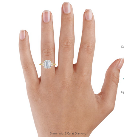 Im Labor gezüchteter Blue Heaven-Ring aus 925er Sterlingsilber (5 Karat)