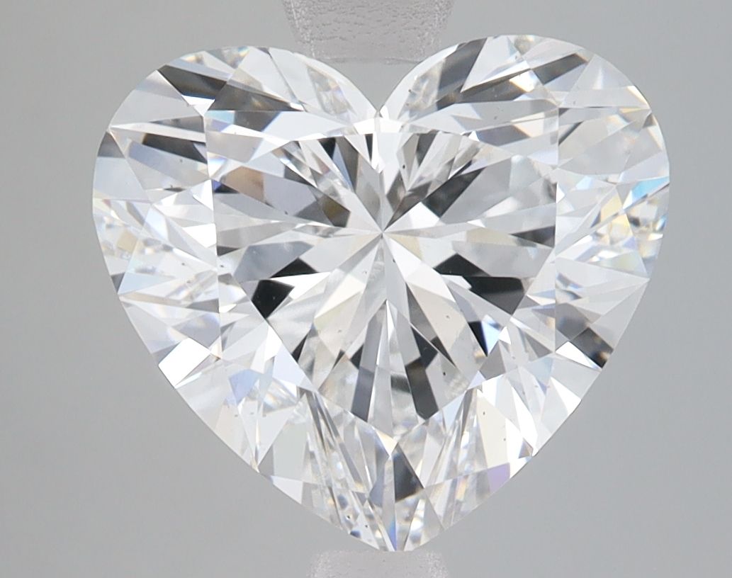 Lab-Grown Heart Diamond - 4.08 Carats, F Color, VS2 Clarity - Certified by IGI - Report Number: LG653437832