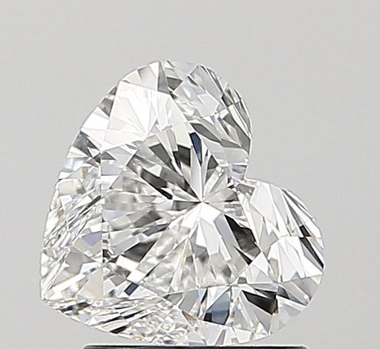 Lab-Grown Heart Diamond - 1.52 Carats, E Color, VVS2 Clarity - Certified by IGI - Report Number: LG694503919
