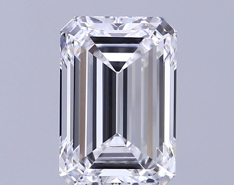 Lab-Grown Emerald Diamond - 3.59 Carats, D Color, VVS2 Clarity - Certified by IGI - Report Number: LG665420872