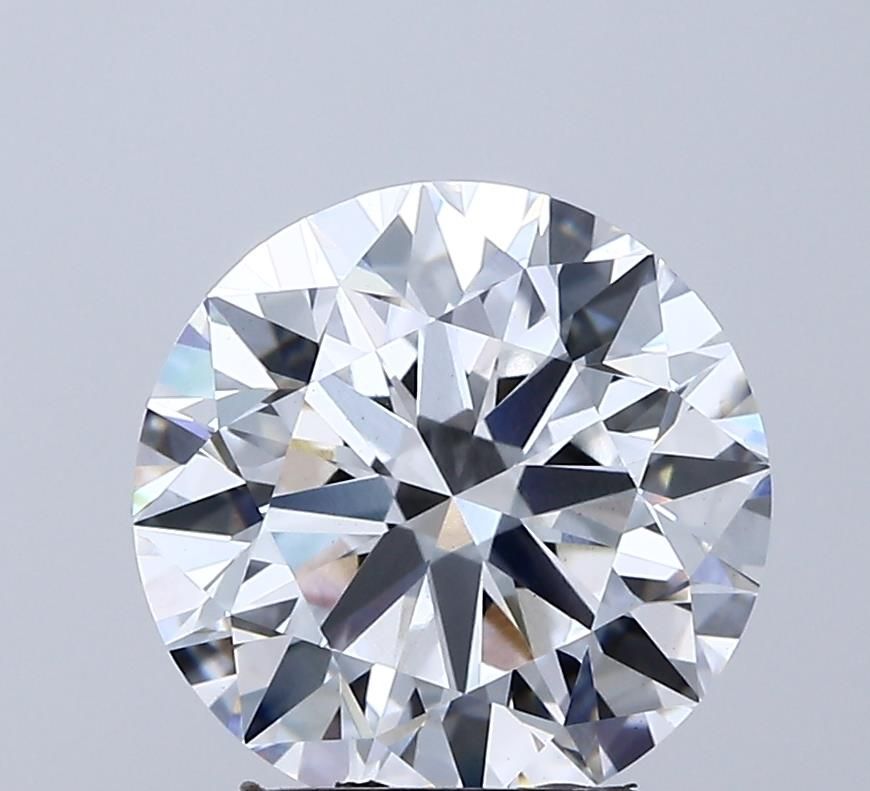 Lab-Grown Round Diamond - 3.52 Carats, E Color, VS1 Clarity - Certified by IGI - Report Number: LG689510772
