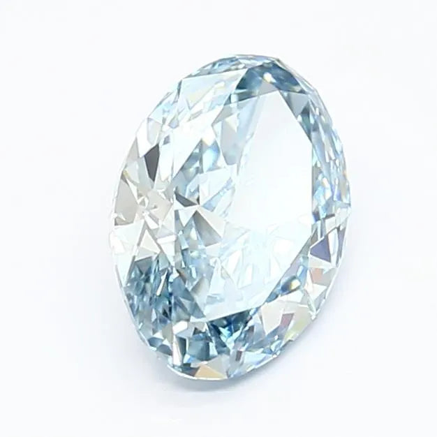 1.25ct Oval Lab Grown Diamond (Colour Fancy Intense Blue, Clarity VS1, IGI Certified)