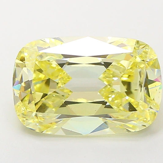 Cushion Brilliant 5.0ct Fancy Yellow VS1 - Cut • IGI • LG821692355