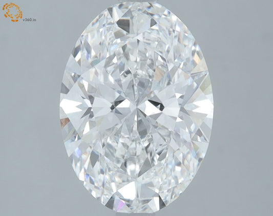 Lab-Grown Oval Diamond - 2.59 Carats, E Color, VVS2 Clarity - Certified by IGI - Report Number: LG681552609