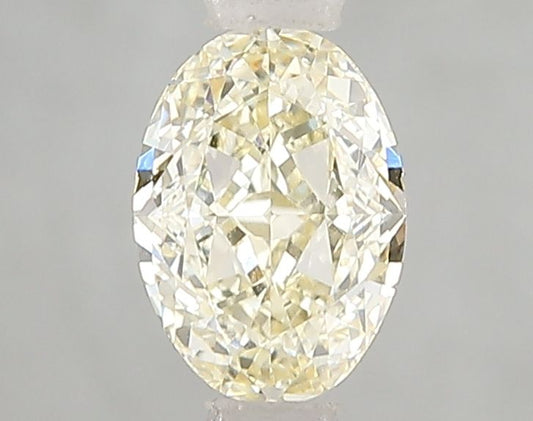 Lab-Grown Oval Diamond - 1.1 Carats, Fancy Yellow Color, VVS2 Clarity - Certified by IGI - Report Number: LG666432613