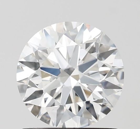 Lab-Grown Round Diamond - 1.09 Carats, F Color, VVS2 Clarity - Certified by IGI - Report Number: LG717575659