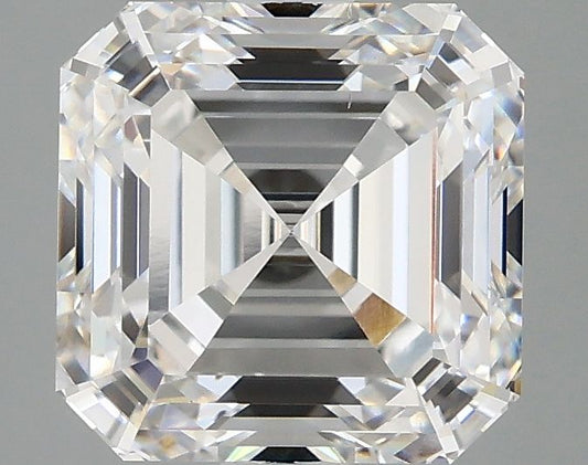 Lab-Grown Asscher Diamond - 2.96 Carats, D Color, VS2 Clarity - Certified by IGI - Report Number: LG685543452