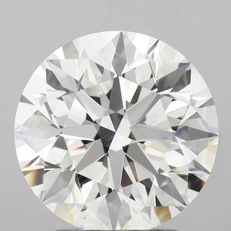 Lab-Grown Round Diamond - 2.5 Carats, F Color, VVS2 Clarity - Certified by IGI - Report Number: LG670486508
