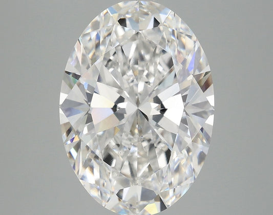 Lab-Grown Oval Diamond - 6.05 Carats, F Color, VS1 Clarity - Certified by IGI - Report Number: LG691544517