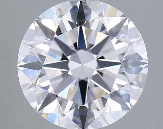 Lab-Grown Round Diamond - 3.0 Carats, E Color, VS2 Clarity - Certified by IGI - Report Number: LG680563240