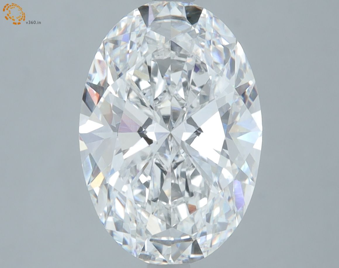 Lab-Grown Oval Diamond - 3.59 Carats, E Color, VVS2 Clarity - Certified by IGI - Report Number: LG684506964