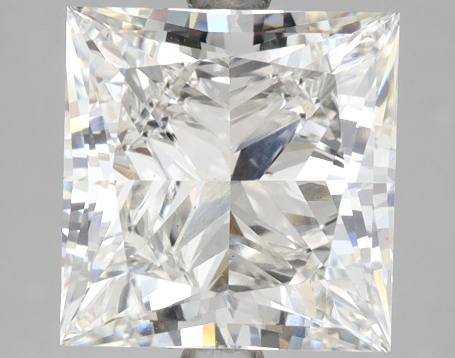 Lab-Grown Princess Diamond - 4.96 Carats, Fancy Vivid Yellow Color, VS1 Clarity - Certified by IGI - Report Number: LG655414706