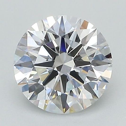 Lab-Grown Round Diamond - 2.0 Carats, F Color, VVS2 Clarity - Certified by IGI - Report Number: LG717595509