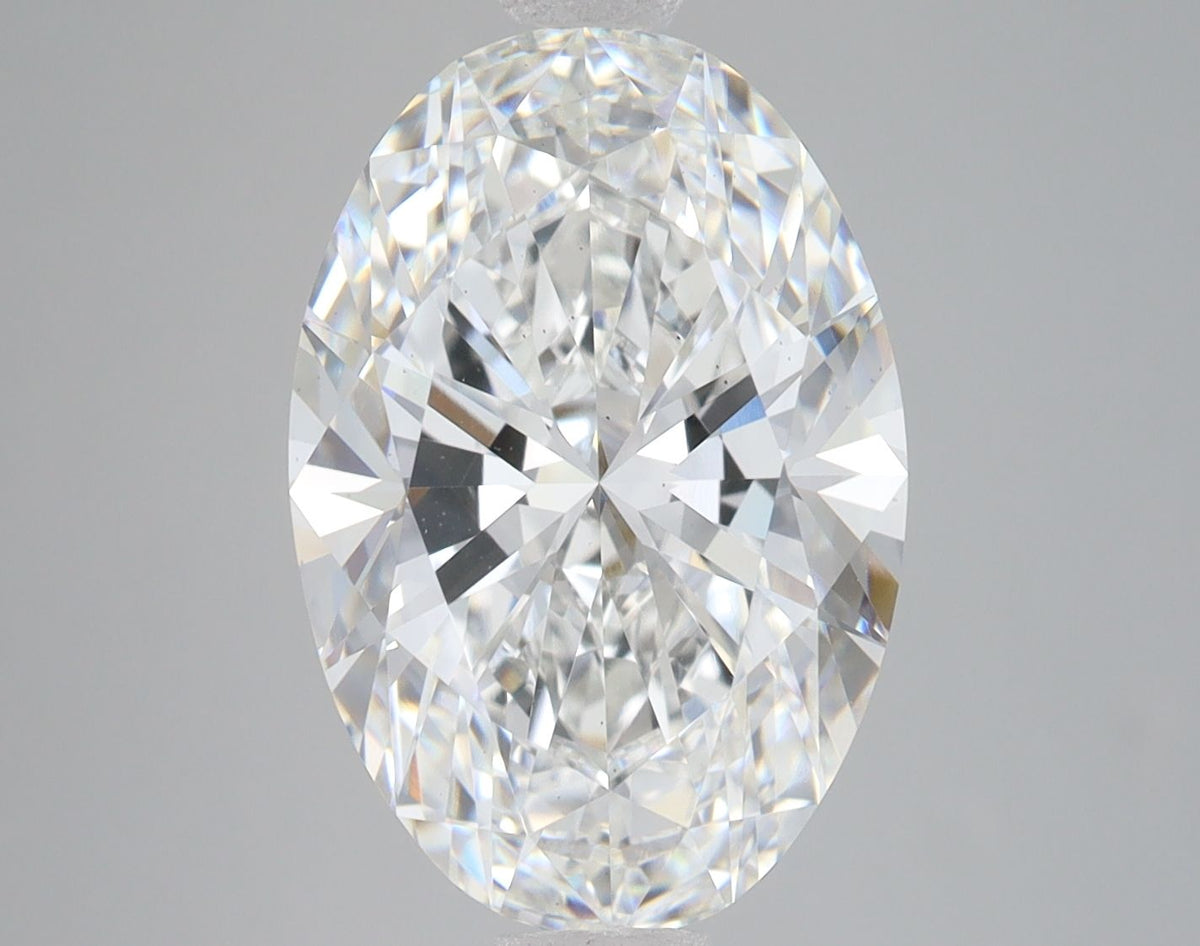 Lab-Grown Oval Diamond - 6.03 Carats, F Color, VS2 Clarity - Certified by IGI - Report Number: LG681515620