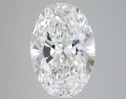 Lab-Grown Oval Diamond - 6.03 Carats, F Color, VS2 Clarity - Certified by IGI - Report Number: LG681515620